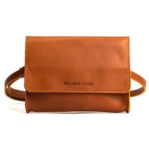 Portland Leather Brown Crossbody Bag